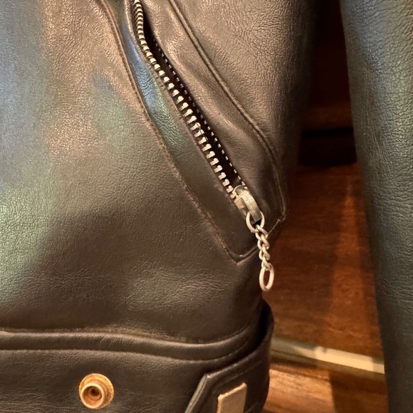 Vintage Lord James (made in Japan) Faux Leather Jacket Size M women's - Picture 8 of 12